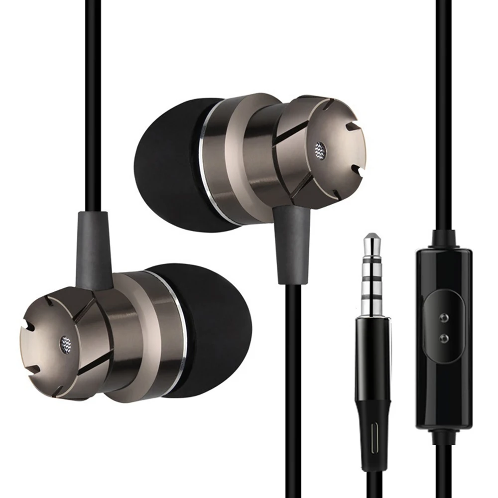

New 3.5mm Wired Headphone earphone bass stereo Earphones With Microphone sports earbuds For phone iPhone xiaomi MP3 MP4 IPAD