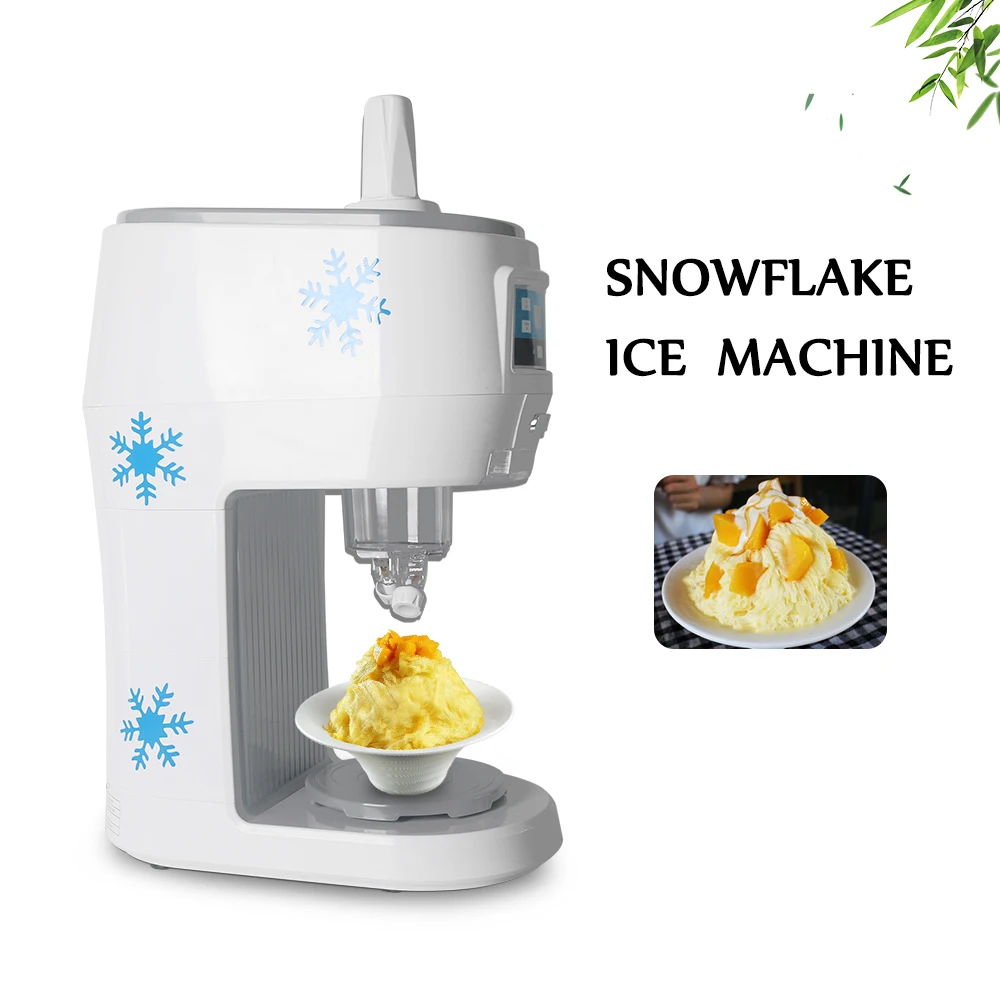 ITOP Semi-automatic Snowflakes Maker Machine Fruit Juice Store Electric Smoothies Snowflake Ice Shaved Crusher 70kgs/h Quantity ITOP Semi-automatic Snowflakes Maker Machine Fruit Juice Store Electric Smoothies Snowflake Ice Shaved Crusher 70kgs/h Quantity