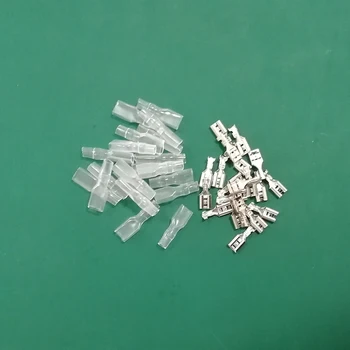 

20PCS 3D Printer Accessories Terminal Blocks 4.8 Pin Springs Cold Terminals Plug Spring Terminals + Sheath