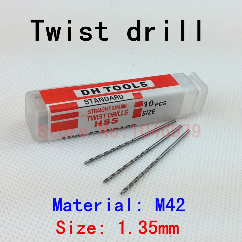 10 / box, small twist drills, material M42, cobalt high speed steel