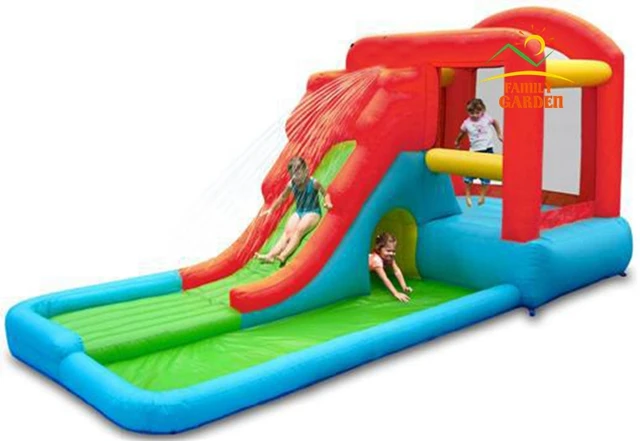 Cheap Kids Inflatable Water Slide Big Pool Bounce House Jumper Bouncer Jump Bouncy Castle