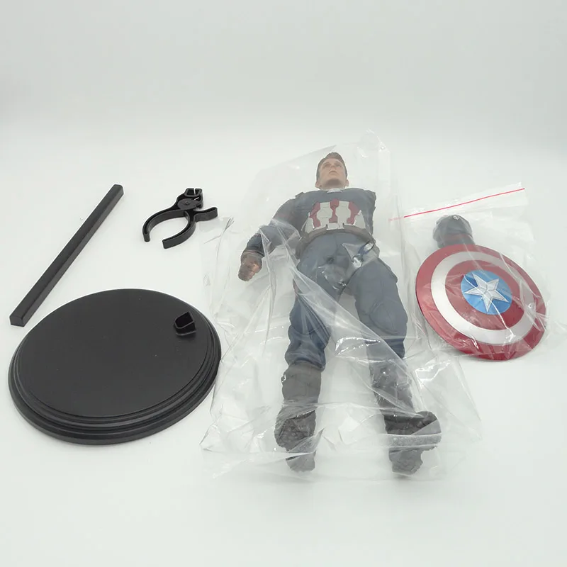 Фигурка Капитана Америки из фильма «Civil War», масштаб 1/6, окрашенная фигурка Капитана Америки, ПВХ фигурка, игрушка Brinquedos, аниме