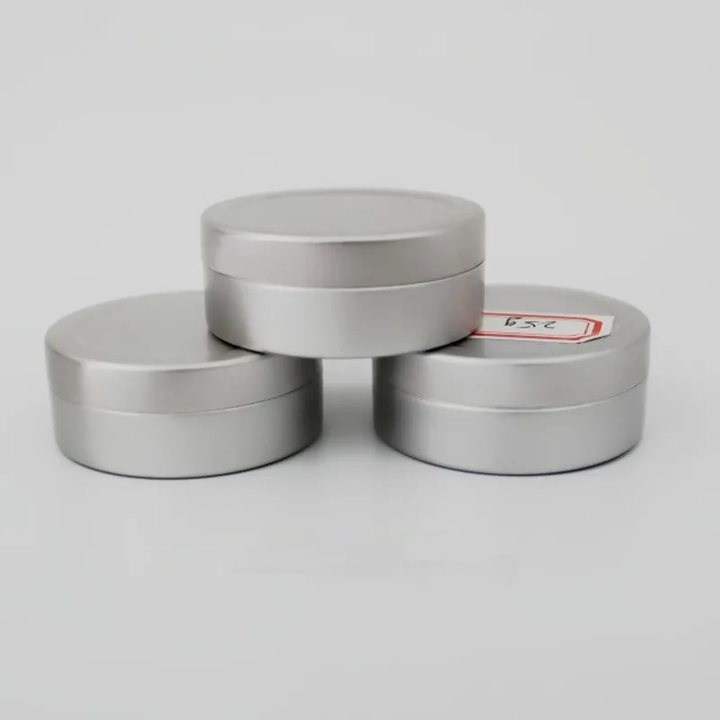

100 x 10g 20g 25g Mini Sample Aluminum Jars Pot Makeup Eye Gel Oil Soap Lip Balm Whitening Cream Foot Face Mask Tins Packaging