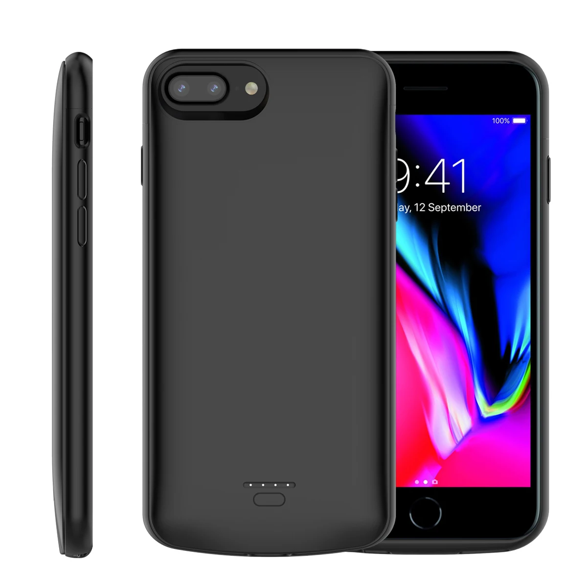 

For iPhone 7 Plus 8 Plus Battery Charger Case 5500mAh External Power Bank Charging Cover for iphone 6 plus 6s plus Battery Case