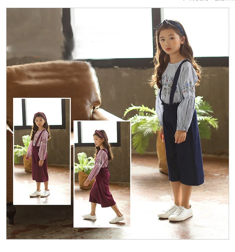embroidery kids girl clothes 2 pcs set spring summer 2018 blouses tops and pants set for girls clothing sets baby children suits 12 3 4 2 5 6 7 8 9 10 11 12 13 yeras little teenage girls clothing sets summer girls sets 2018 (10)
