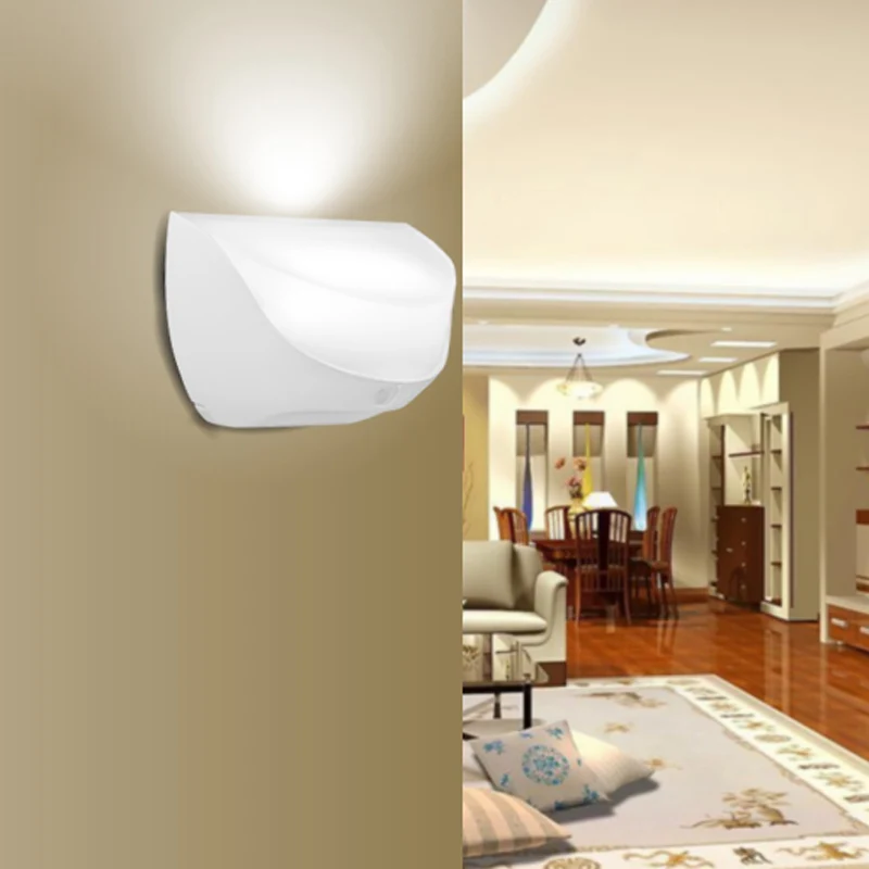 

Outdoor LED Night Lights Wall Corridor Balcony Stairs Gate Indoor Bedroom Kitchen Lighting Light Voice Control Waterproof Lamps