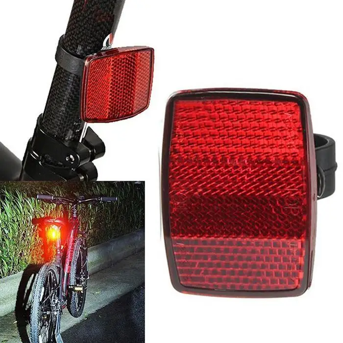 Top 2019 Handlebar Mount Safe Reflector Bicycle Bike accessories Front Rear Warning Red / White bicycle bike light rower1 1