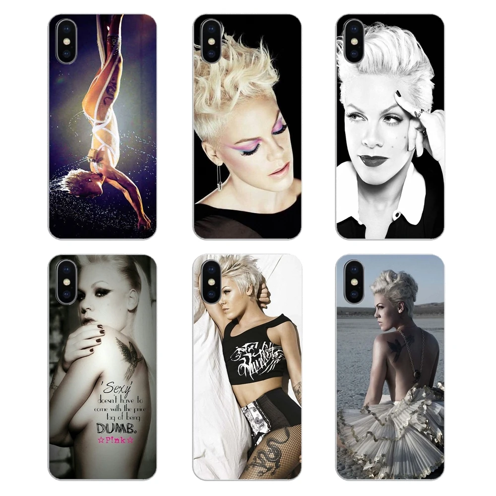 Mobile Phone Case Cover For Samsung Galaxy Note 8 9 S9 S10 A8 A9 Star Lite Plus A6S A9S PINK P!nk Alecia Beth Moore Singer Print |