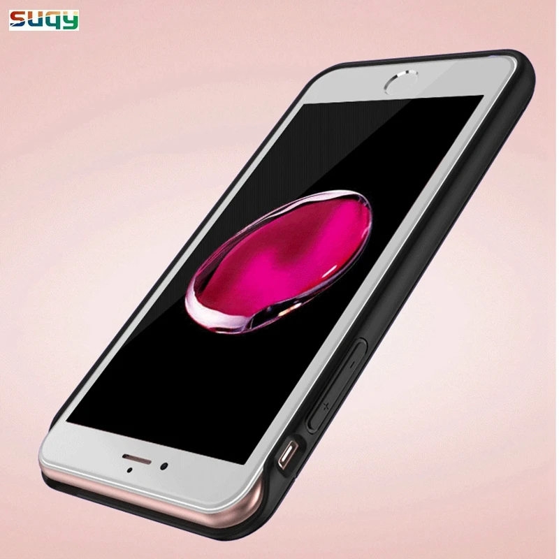 Beste Suqy voor iphone 6 6 s 6 6 s plus Batterij Case 5500 7500 mAh Case met Batterij voor iphone 7 8 7 8 plus Beste Externe Accumulator