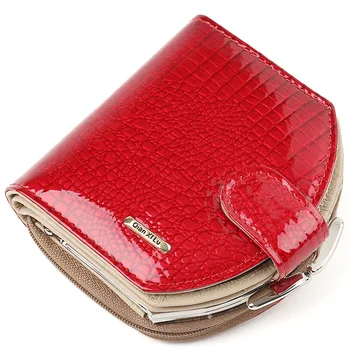 

Fashion Stone Women's Wallets Women Pocket Purses Female Short Genuine Leather Wallet European Coin Purse Ladies Designer Wallet