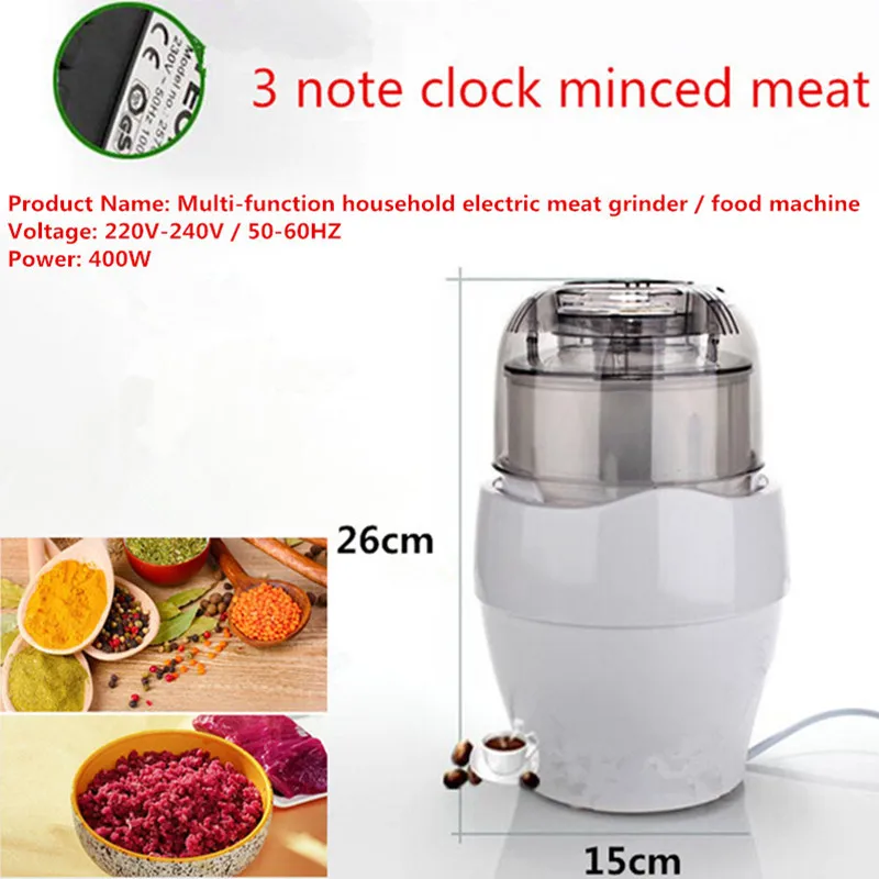 ==> [Free Shipping] Buy Best Multifunctional meat grinder / food mixer cooking machine minced meat pulverizer fruit salad seasoning kitchen tools Online with LOWEST Price
