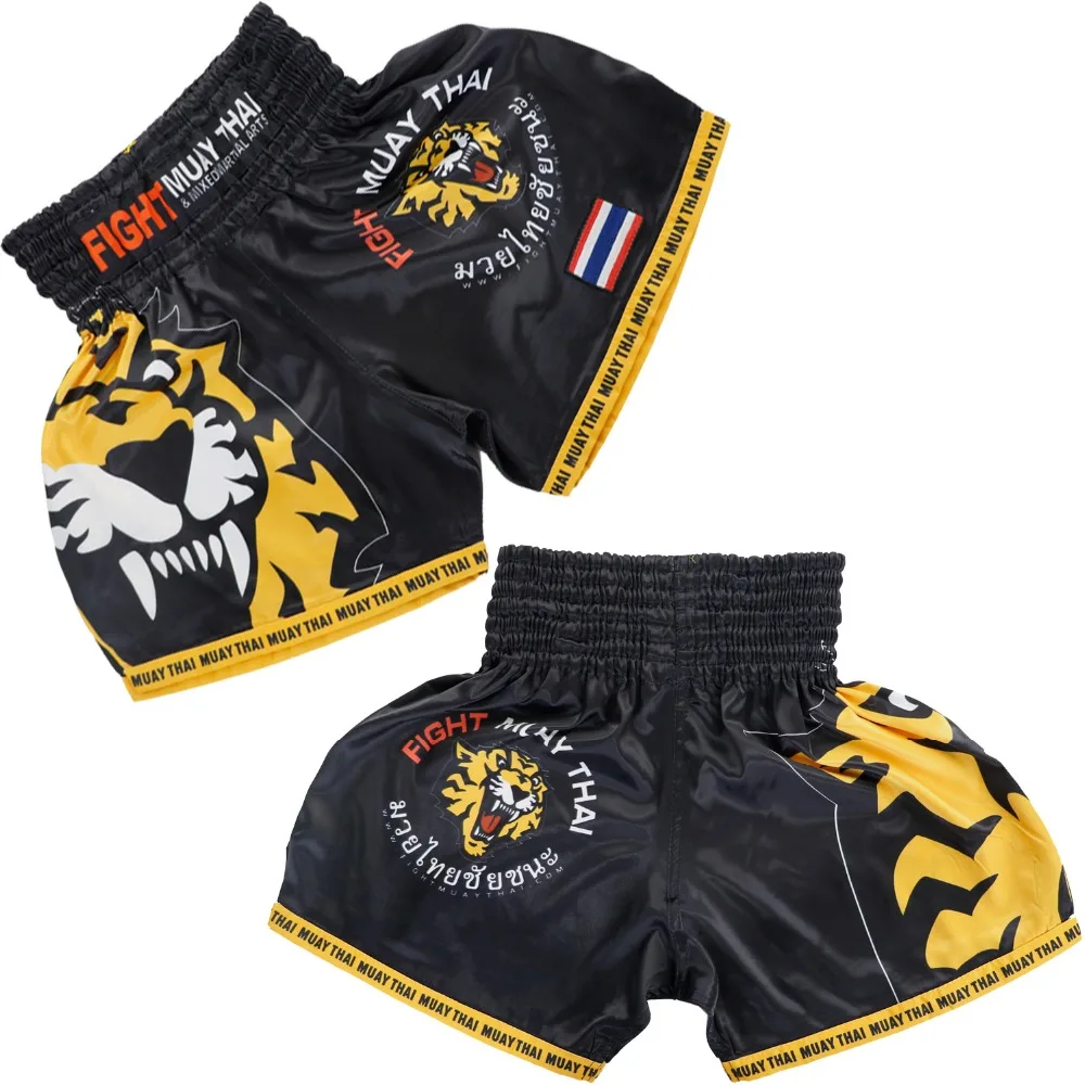 Tiger Mens muay Thai шорты kick боксерские трусы MMA шорты Combat MMA kick boxing бразильские Jiu Jitsu BJJ шорты