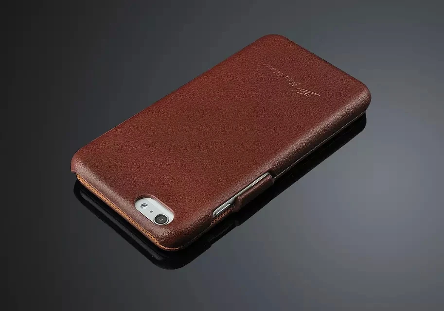 Для iphone 5 5S/6 6s plus чехол из натуральной кожи боковой открытый флип ретро Чехол для