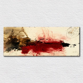 

Home supply fine Canvas prints craft art beautiful abstract oil painting printed for Bedside or Hall , free shipping 16x40 inch