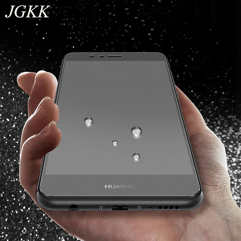Закаленное стекло JGKK для Huawei Y6 Y7 Y5 Prime 2018 2017 матовая защитная пленка без
