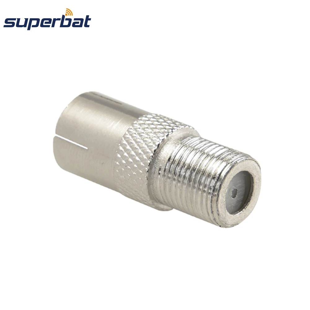 Superbat 5pcs TV 튜너 안테나 어댑터 DVB-T 여성용 RF 동축 커넥터 F 잭 - 디지털 TV 수신용 DVB-T 동축 케이블