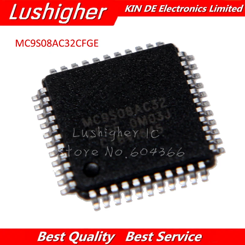 10pcs MC9S08AC32CFGE MC9S08AC32 QFP44 New Original | Электронные компоненты и принадлежности
