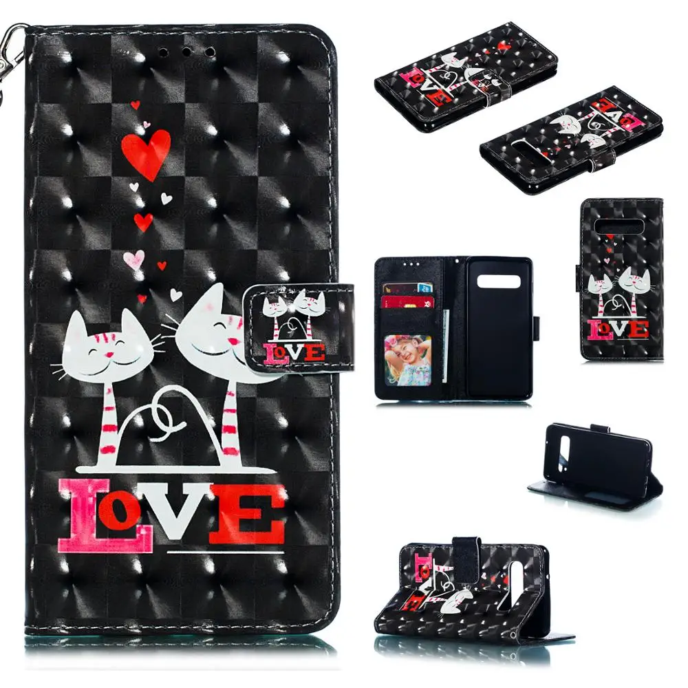 

Luxury Case For Cover Samsung S10Plus S10e S10 Fundas Stand Magetic Flip Leather Wallet Cases For Samsung Galaxy S9 S8plus Note9