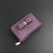 Новые женские Натуральная кожа держатель для карт серпантин сумку женские мини-кошелек для монет мешок ретро