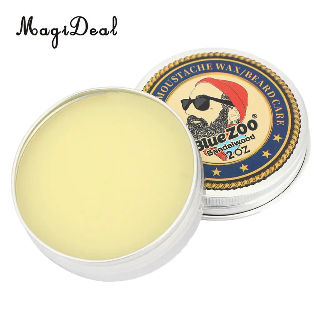 2018 Hot sale Men Beard Balm Leave-In Taming Styling Conditioner Moustache Wax Sandalwood