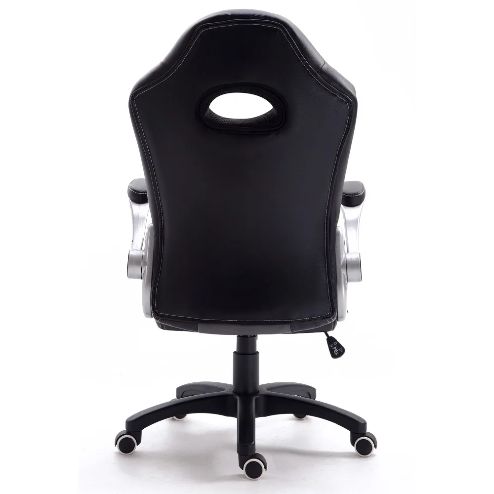 Samincom مريح عالية الظهر حجم كبير كرسي ألعاب الفيديو W54 x D53 x H112-122CM قطب بو مكتب جلدي كرسي Samincom مريح عالية الظهر حجم كبير كرسي ألعاب الفيديو W54 x D53 x H112-122CM قطب بو مكتب جلدي كرسي