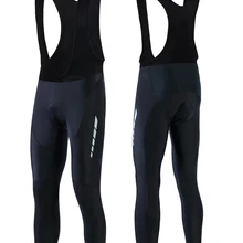 pro FASTCUTE Men Cycling Long Bicycle Bib Pants 3D Gel Pad Bike Tights Mtb Ropa Pantalon Ciclismo Invierno Breathable