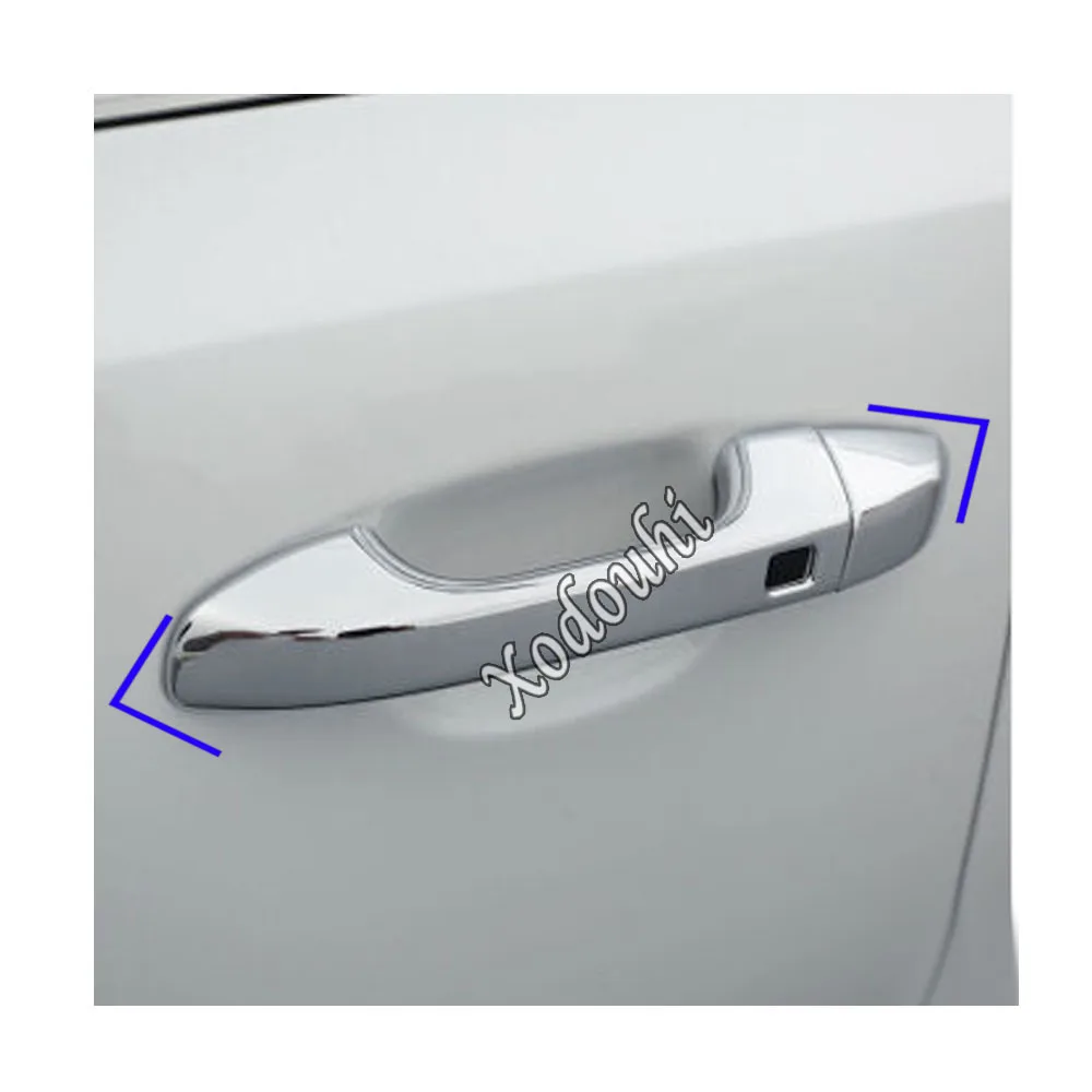 

car sticker styling cover body detector inner frame lamp trim ABS chrome door handle parts 8pcs For Kia Sportage KX5 2019 2020