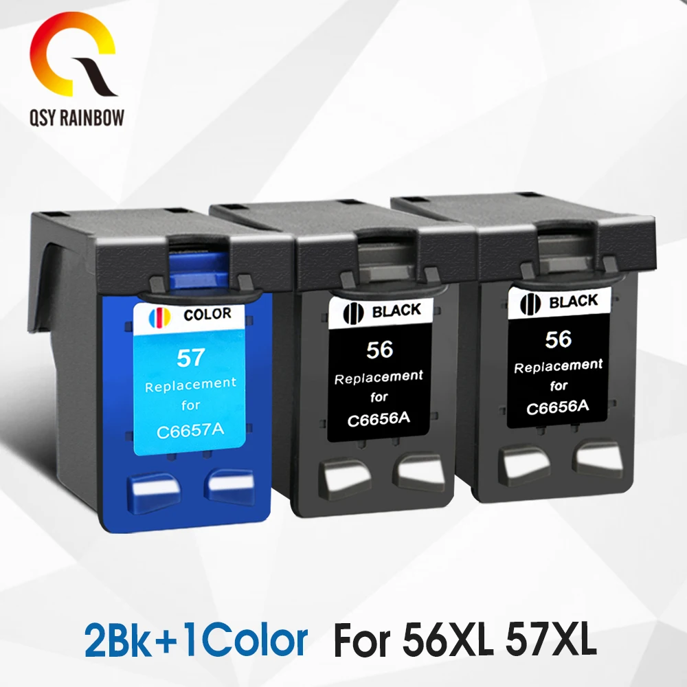 CMYK Supplies сменный чернильный картридж для hp 56 XL 1110 1200 1210 1210 в 1215 1219 1310 1312 5550 5650 7760 9650 PSC 1315 1350 - Цвет: 2BK 1COLOR