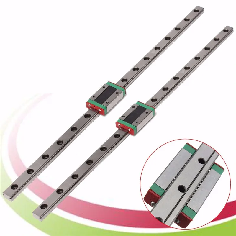 

MTGATHER 1PCS MGN12 linear rail guide 3D Printer Accessories 12mm miniature linear rail slide+MGN12H Linear carriage
