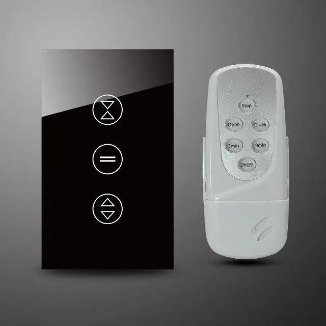 US standard White black RF433 remote controller curtain