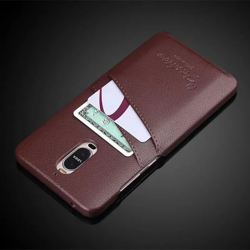 

For Huawei Mate9 Case Huawei Mate9 Pro Cover Luxury Cowhide Wallet Card Slots Soft Back Capa For Huawei mate 9 Cases Fundas