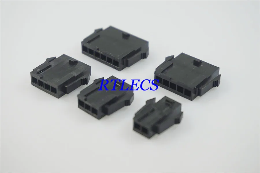 

10 pcs Micro-Fit 3.0 mm connector single row Female Receptacle Housing 1x2 2 Pin 3 4 5 6 7 8 Pin /Matching Male Terminal