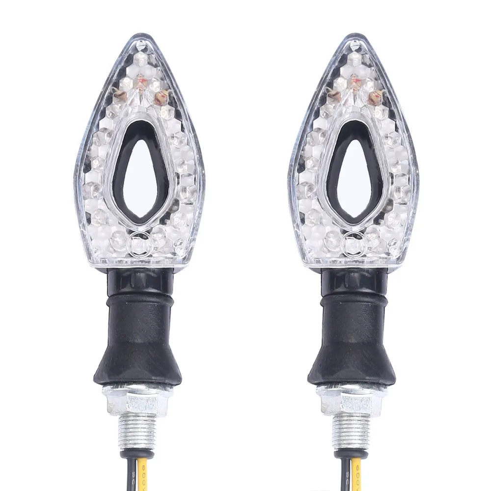 

New Turn Signals light 2x Universal Motorcycle 15LED Turn Signal Amber Blinker Indicators Light Accessories 2019 LED Car Light