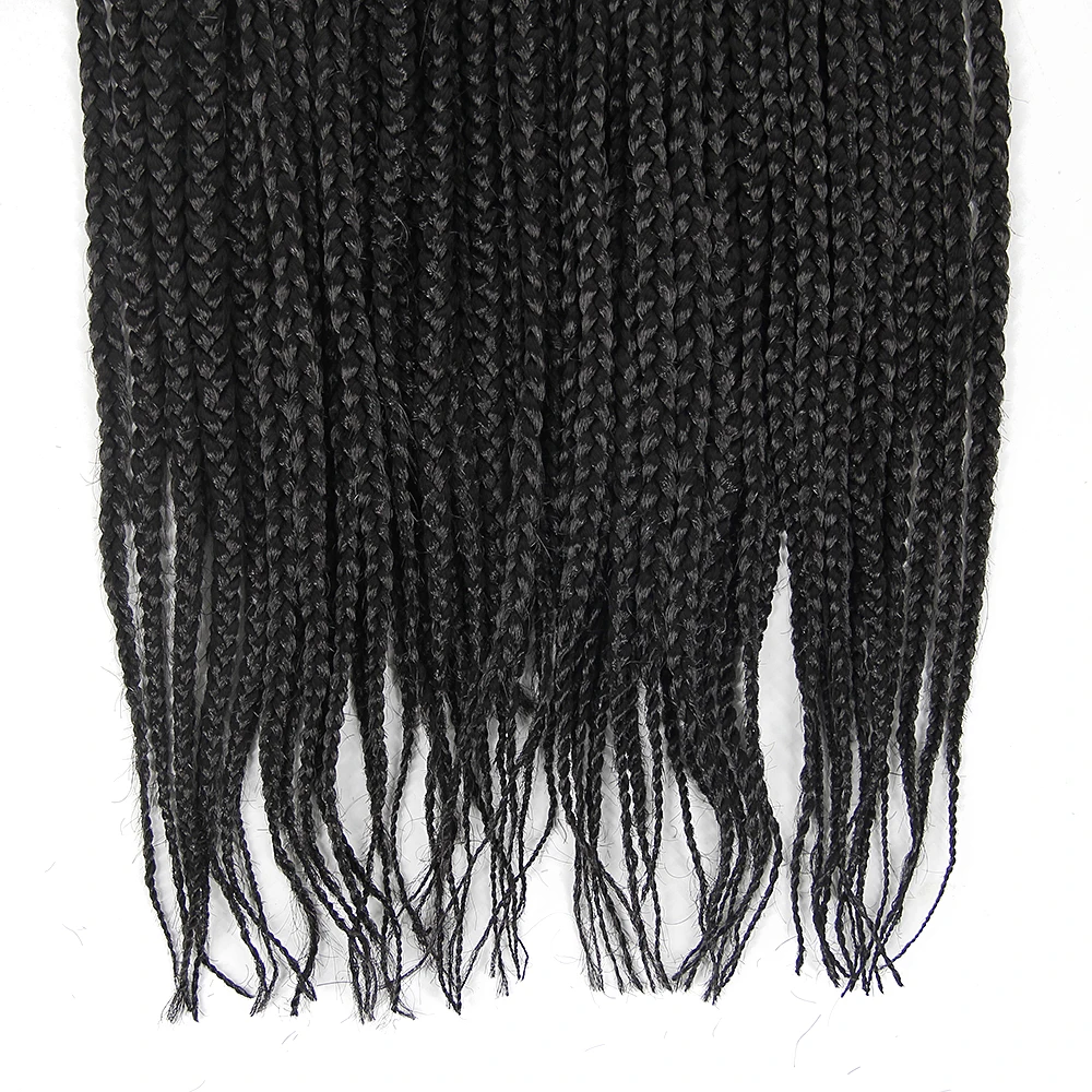 YXCHERISHAIR, 22 дюйма, в коробке, плетеные волосы для наращивания, Омбре, длинная синтетическая коробка, коса, вязанные крючком волосы, вплетаемые, черные, коричневые, двухцветные волосы
