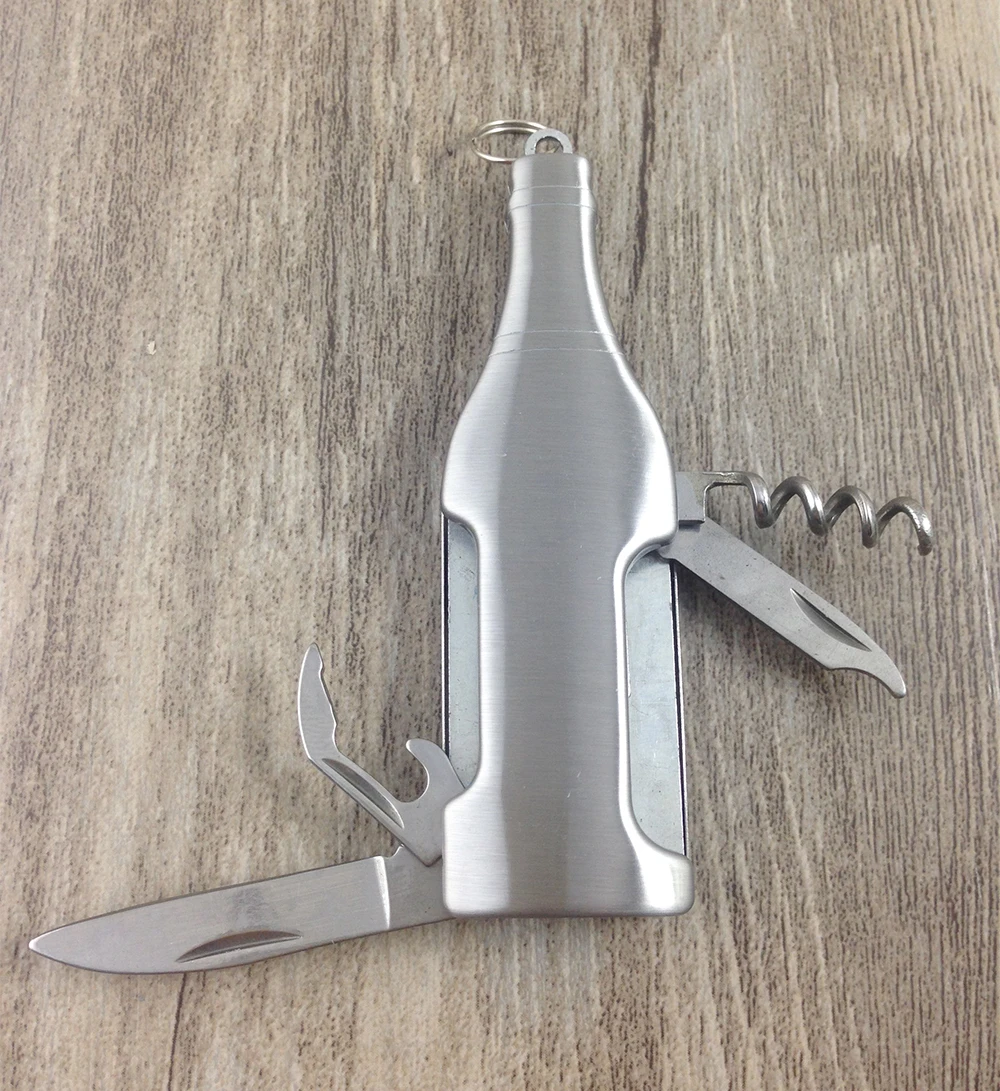 1000pcs/lot NEW Multi function Bottle Opener Outdoor Camping Picnic