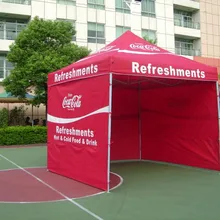 Индивидуальные всплывающие беседки для мероприятий, 14kgs рама из нержавеющей стали складной навес с шестью стенками 10*10 футов, крышка стола