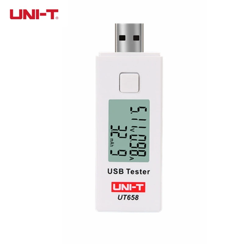 USB тестер вольтметр амперметр UT658 UT658B цифровой ЖК монитор напряжения измеритель
