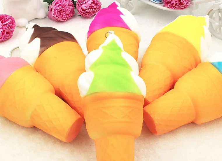 16 см 12 шт. Kawaii Squishy Мороженое Моделирование мороженого ароматические Шарм Декор