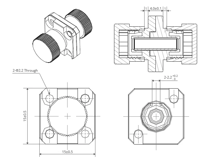 FCPC-Adaptor-square-type