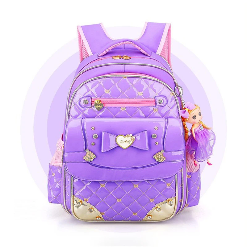 Новый модный детский школьный рюкзак для девочек, школьные сумки, водонепроницаемый рюкзак, Детская сумка для книг, 2019 ортопедические