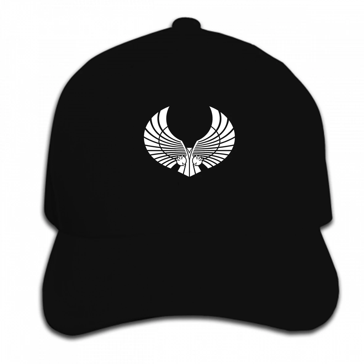 

Print Custom Baseball Cap Romulan Logo Summer Men's Black Hat Peaked cap