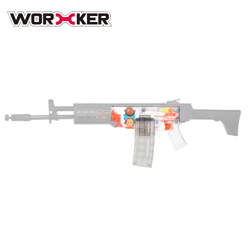 

WORKER Toy Gun Transparent Shell Blaster Body DIY Parts For Nerf Gun Modification DIY Set Toy Gun Accessories for Swordfish New