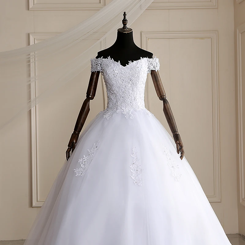 US $97.86 Mrs Win Elegant Beading Lace Long Train Wedding Dresses 2021 Ball Wedding Gown Vestidos De Noiva Robe De Mariage Bridal Dress