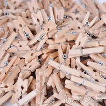 100 шт./пакет Цвет DIY мини фото небольшой деревянная прищепка Творческий Снэк кофе Уплотнение Клип