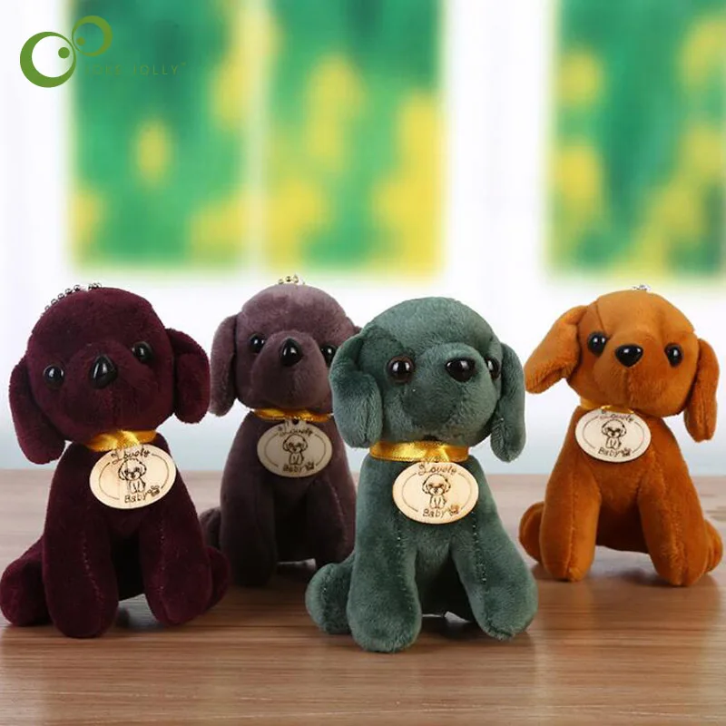 

12CM Dog Plush Toys height Kid's Gift Plush Stuffed Dog toys key chain Dog Plush dolls Toys For Gift WYQ