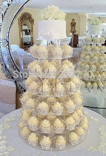 Free Shipping Acrylic Cupcake Stand Wedding Decor Cake Holder Baby