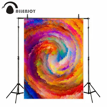

Allenjoy photographic background Vortex color oil painting visual passion abstraction fantasy backdrop photography photocalls