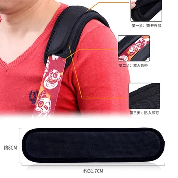 

Removable Guitar Strap Shoulder Pad Anti-slip for Acoustic Electric Guitar Bass for Computer Camera Bags Travel Backpacks