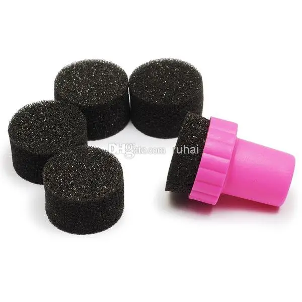 

Free Shipping Gradual change sponge New Fashion Sponge Konad Nail Art Set Stamping Art Kit with 5 Sponges Wholesale #034