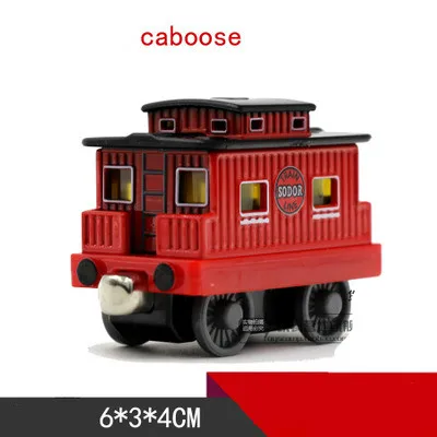 One Piece Red Caboose Diecast Metal 
